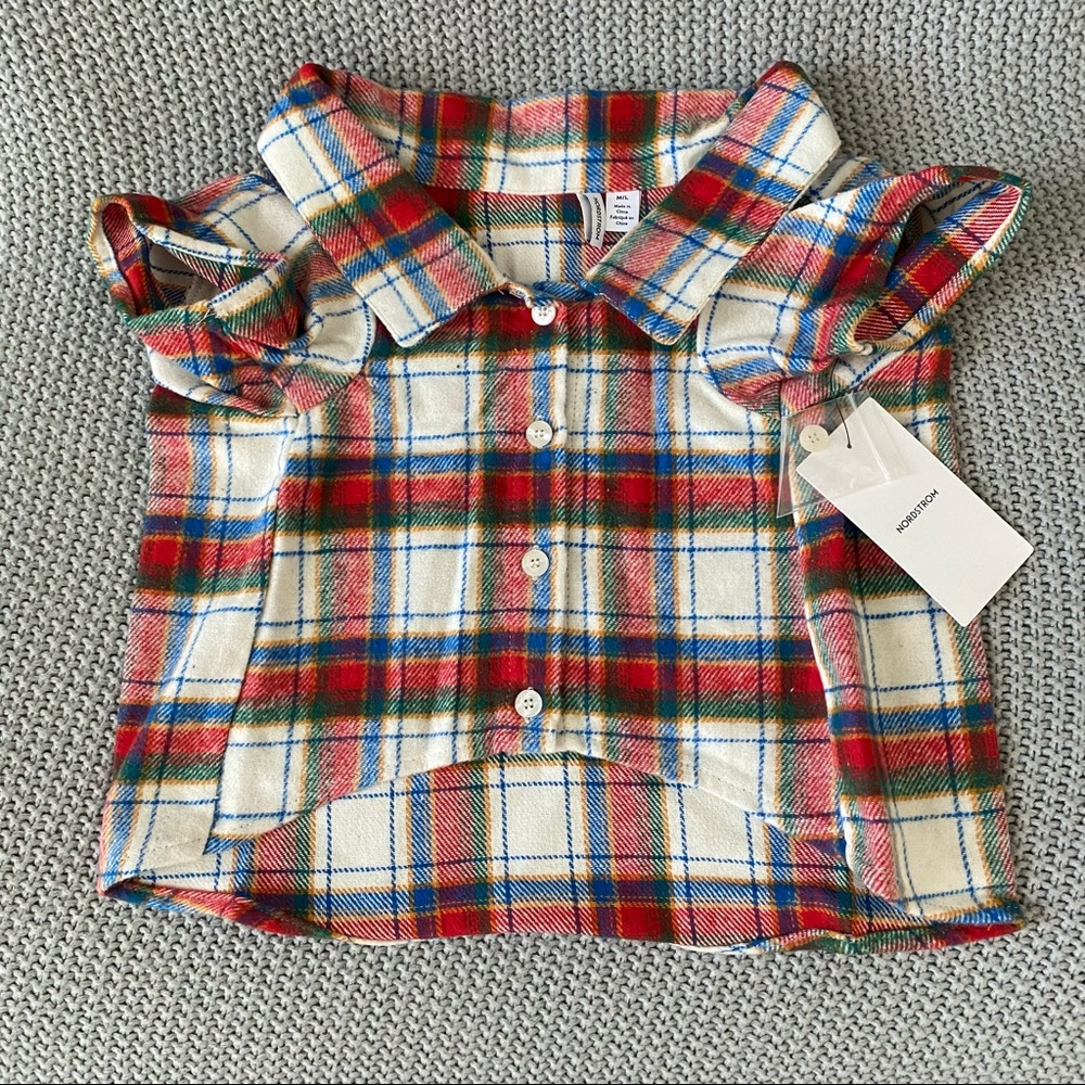 Pet Flannel Pajama Shirt NWT - Picture 2 of 11